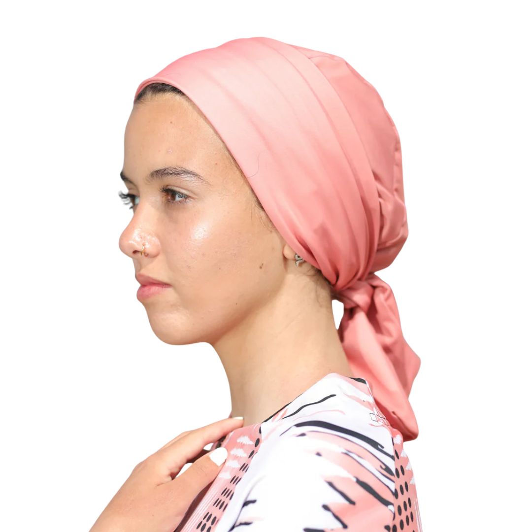 Bold Peach Turban