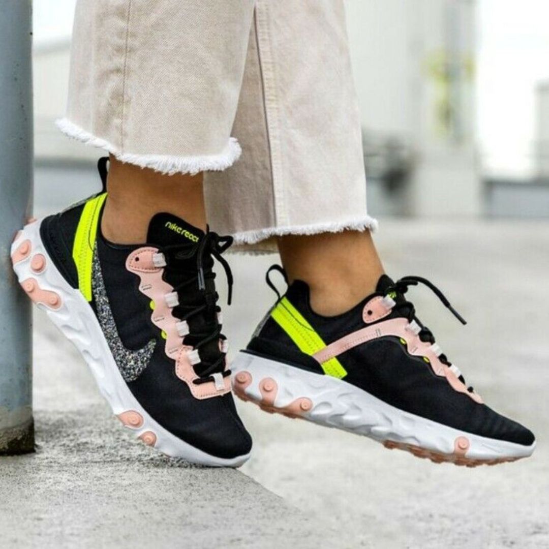 Scarpe nike react element rosse on sale