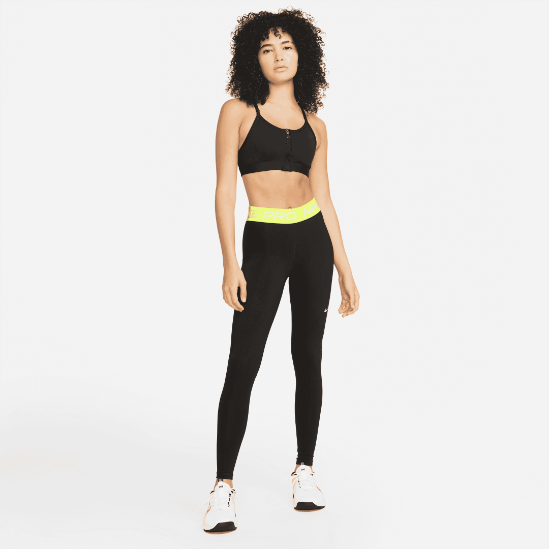Pro Mid-Rise Mesh-Paneled Leggings