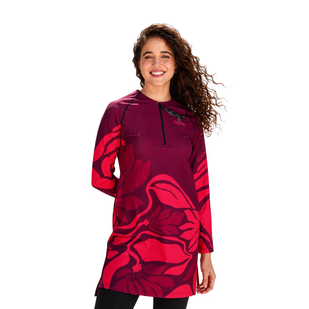 Crimson Long Rashguard
