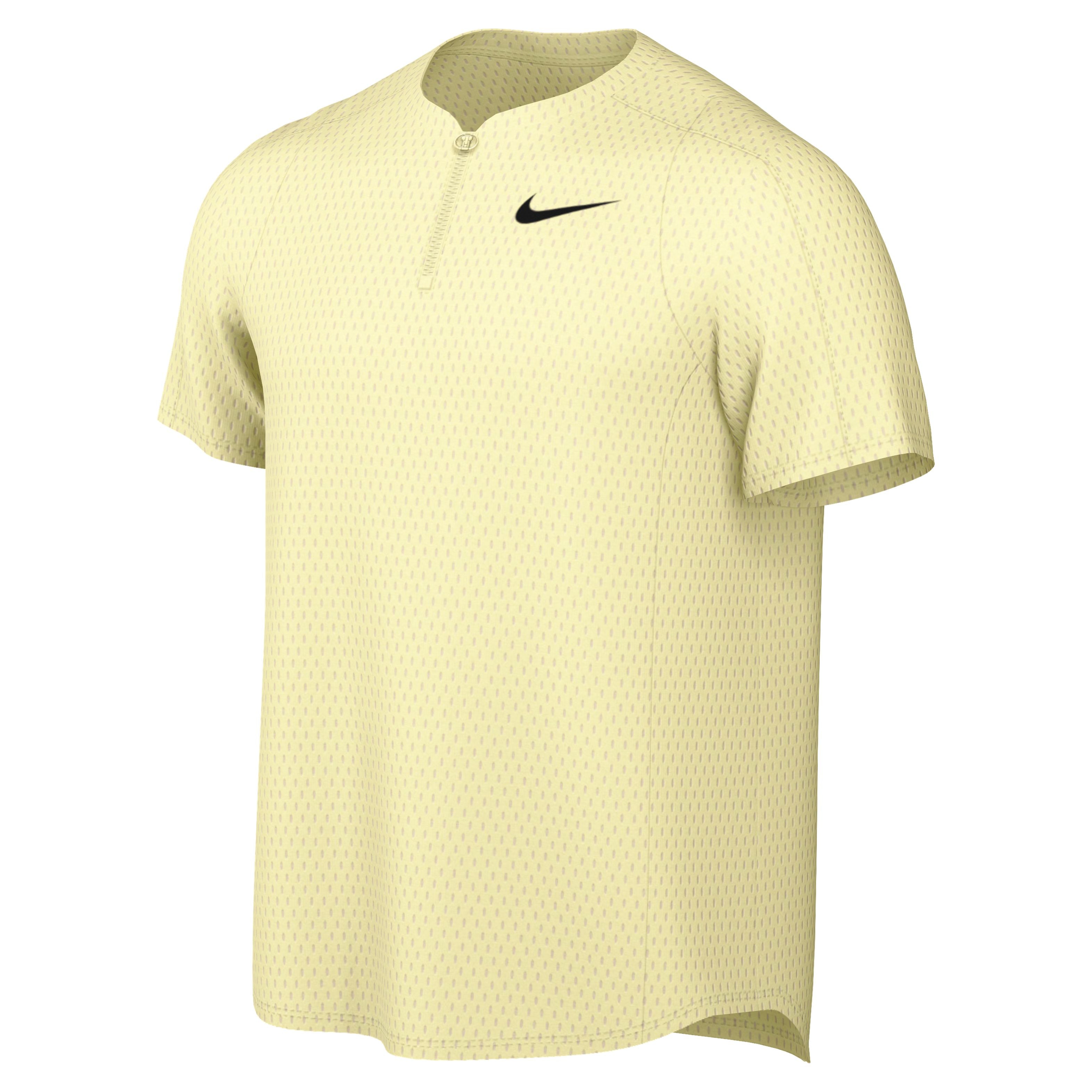 yellow nike tennis shirt