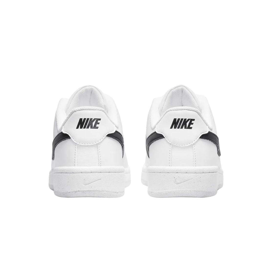 nike court royale white black