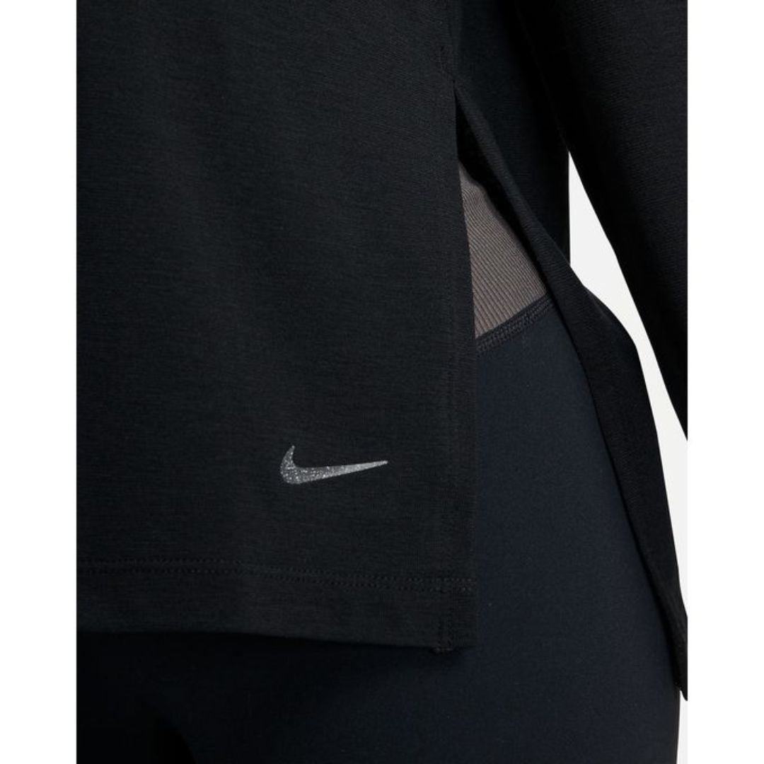 nike women's yoga long sleeve shirt