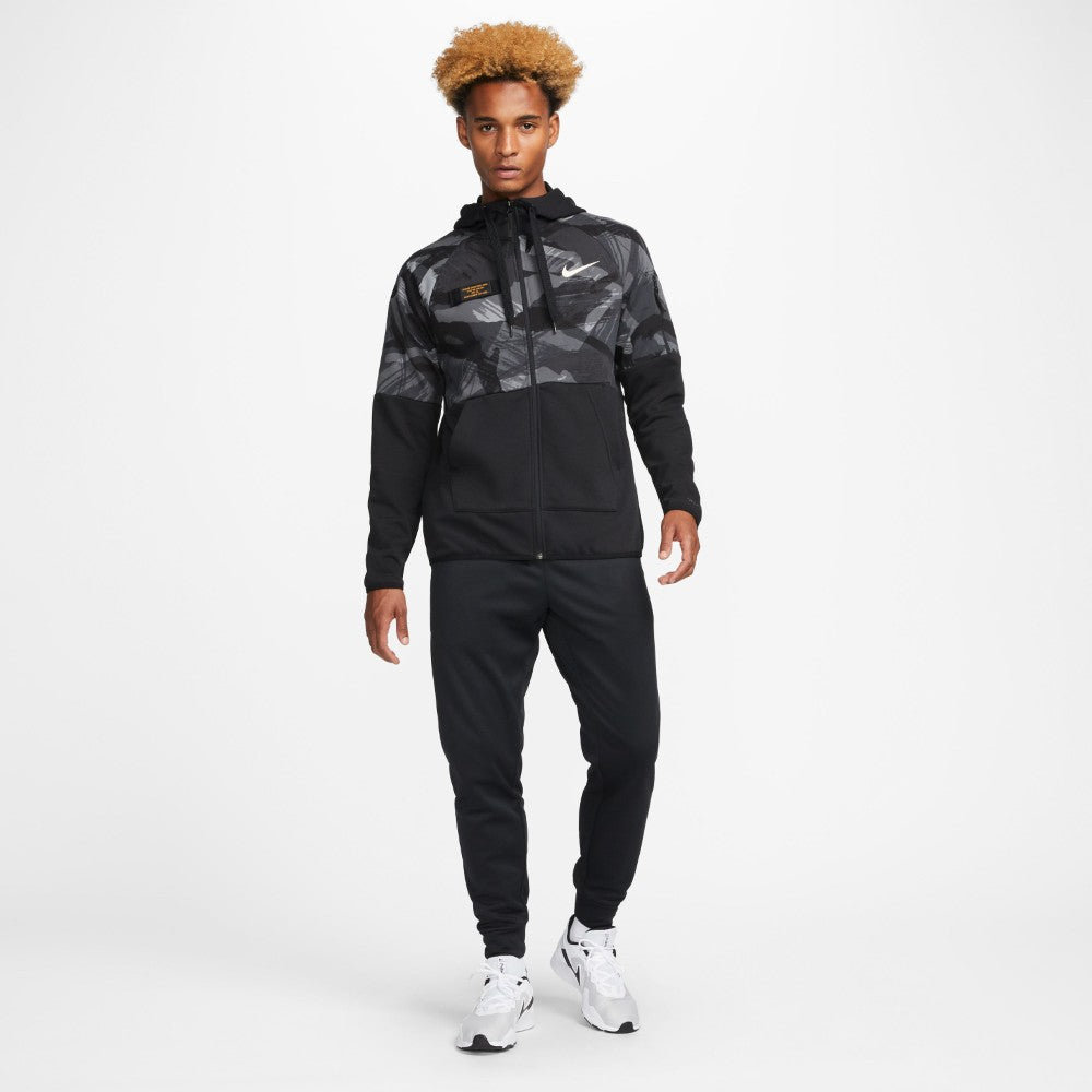 Dri-FIT Fleece Full-Zip Camo Fitness Hoodie