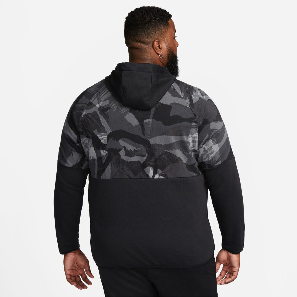 Dri-FIT Fleece Full-Zip Camo Fitness Hoodie