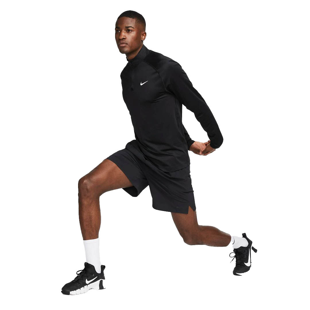 Nike Men Ready Dri-FIT 1/4-Zip Fitness T-shirt