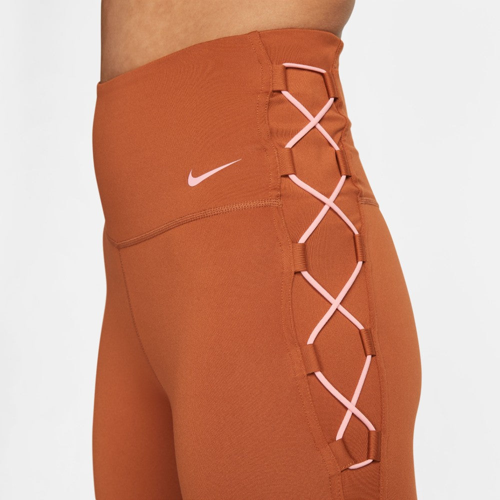 One High-Waisted 7/8 Lace-Up Leggings