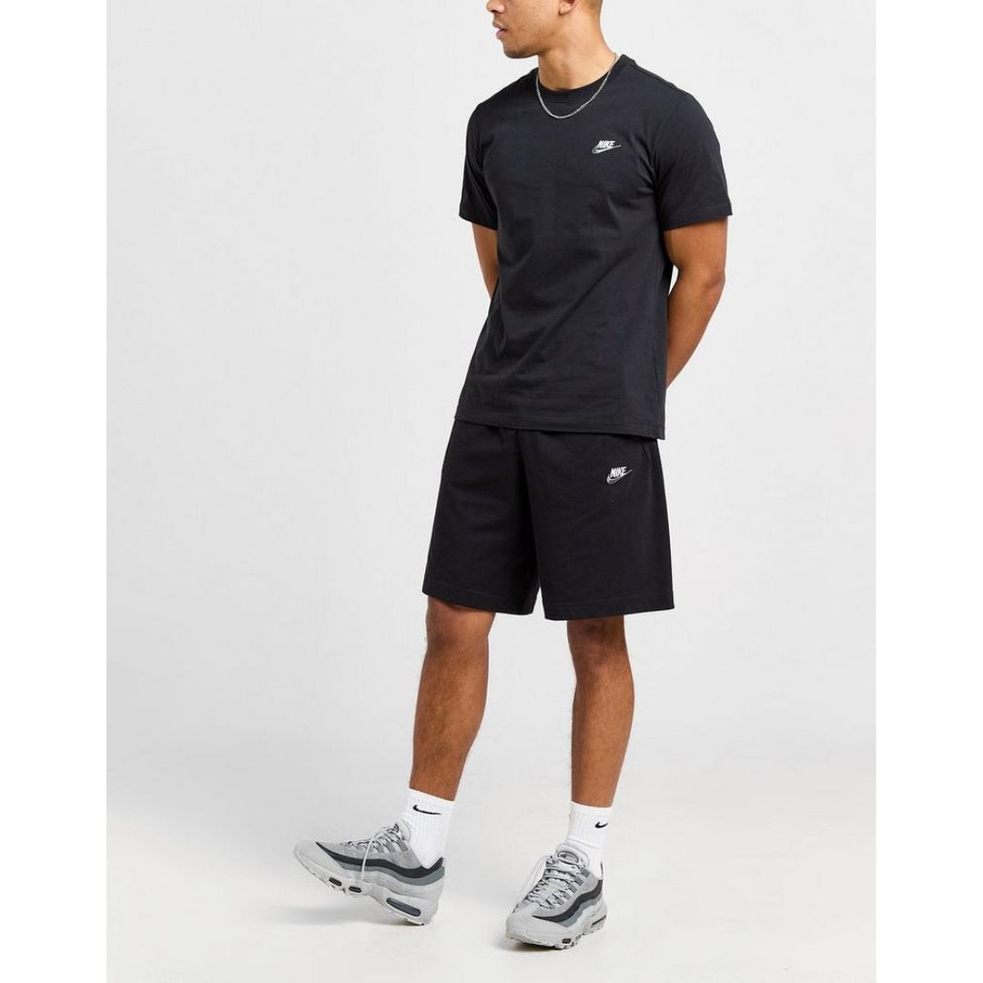mens black nike jersey shorts