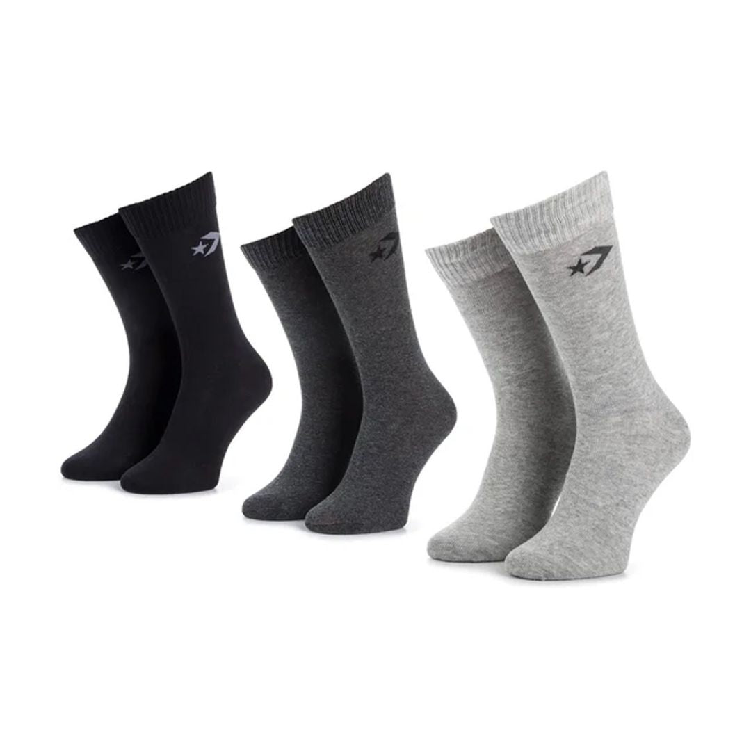 3 Pairs Pack Basic Crew Socks