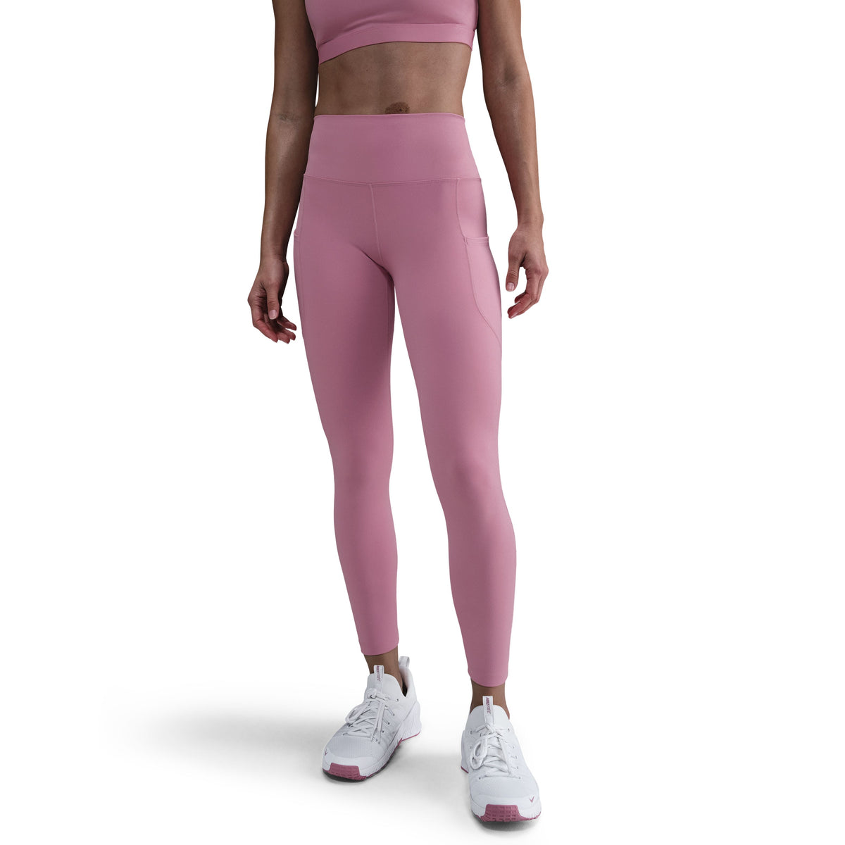 One High-Waisted 7/8 Leggings With Pockets
