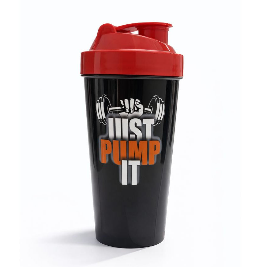 Just Pump It Black Red Shaker 700 ML