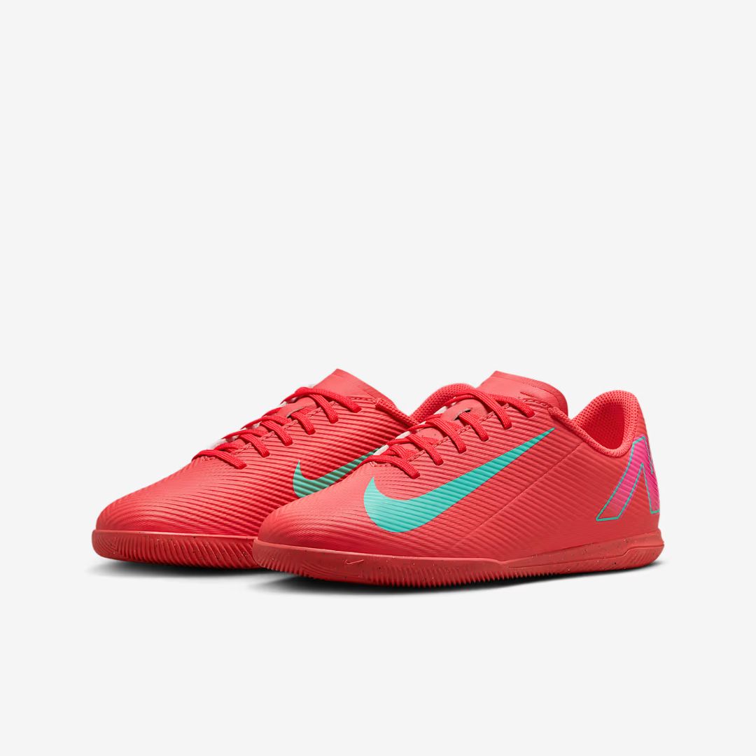 red nike mercurial indoor shoes