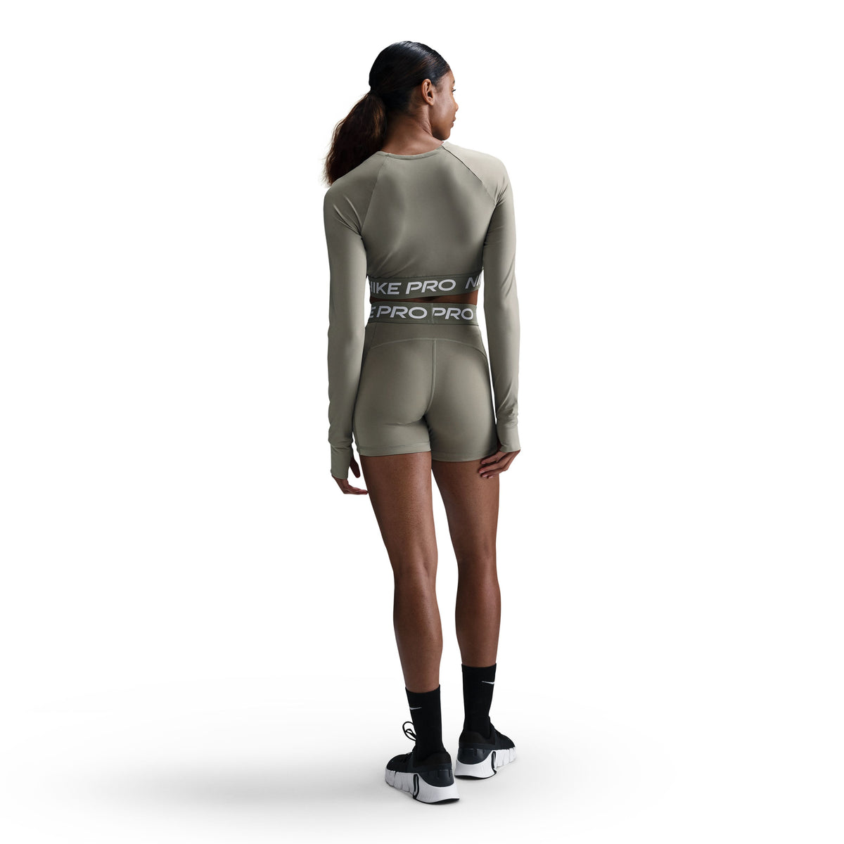 Pro 365 Dri-FIT Cropped Long-Sleeve Top