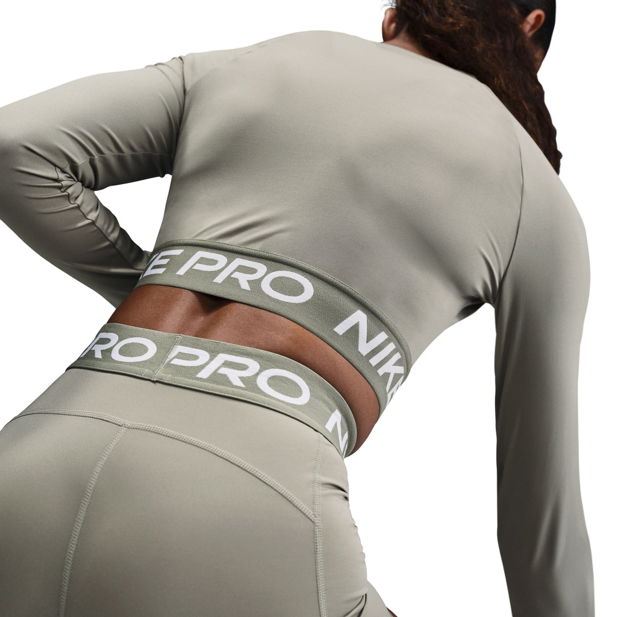 Pro 365 Dri-FIT Cropped Long-Sleeve Top