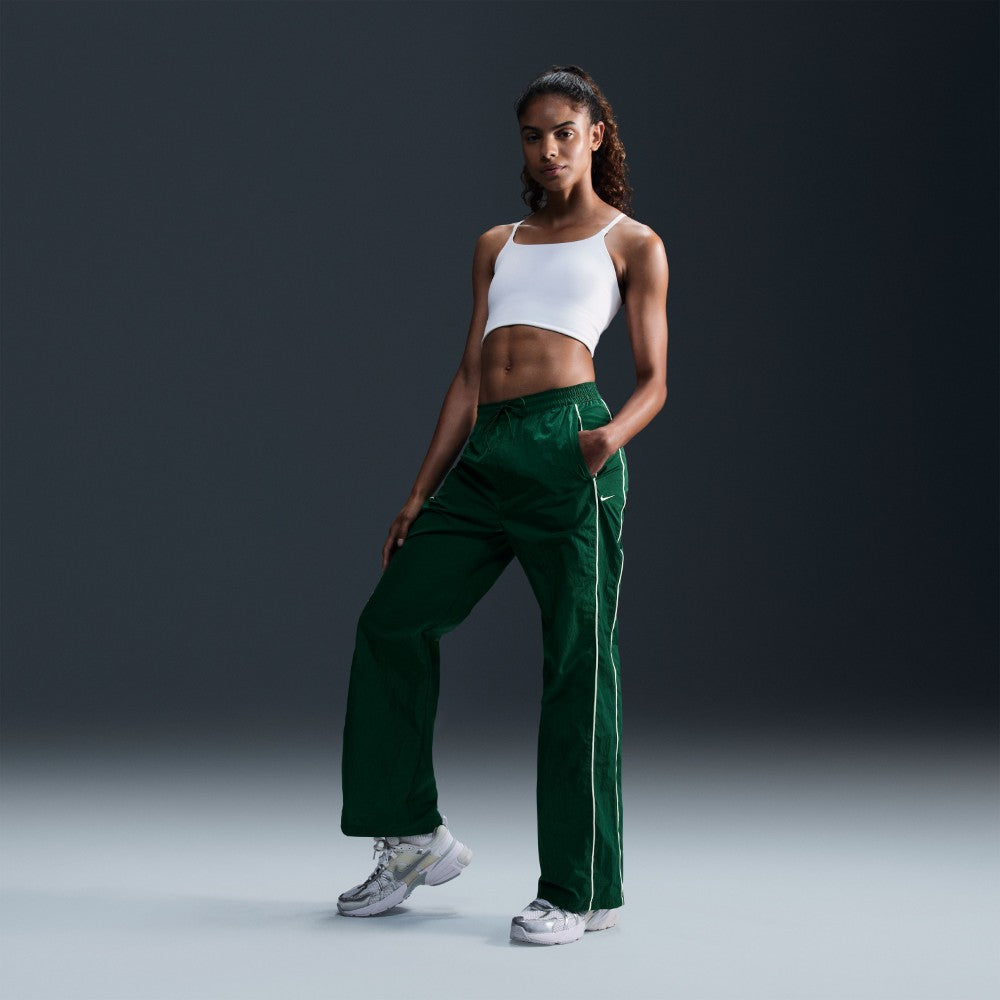 Windrunner High-Waisted Woven Open-Hem Pants