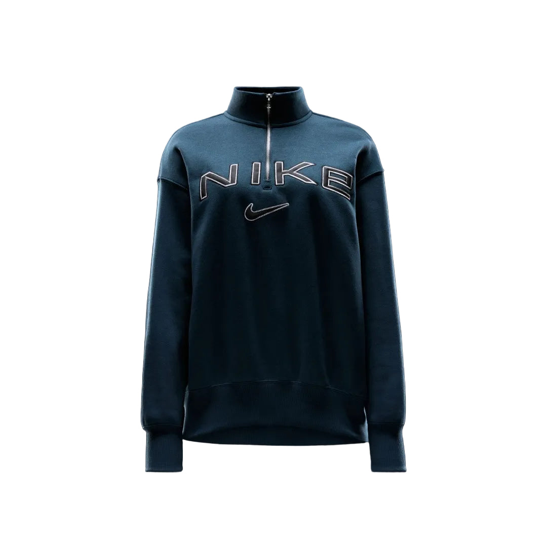 Sportswear Phoenix Fleece Over-Oversized 1/4-Zip Logo Top