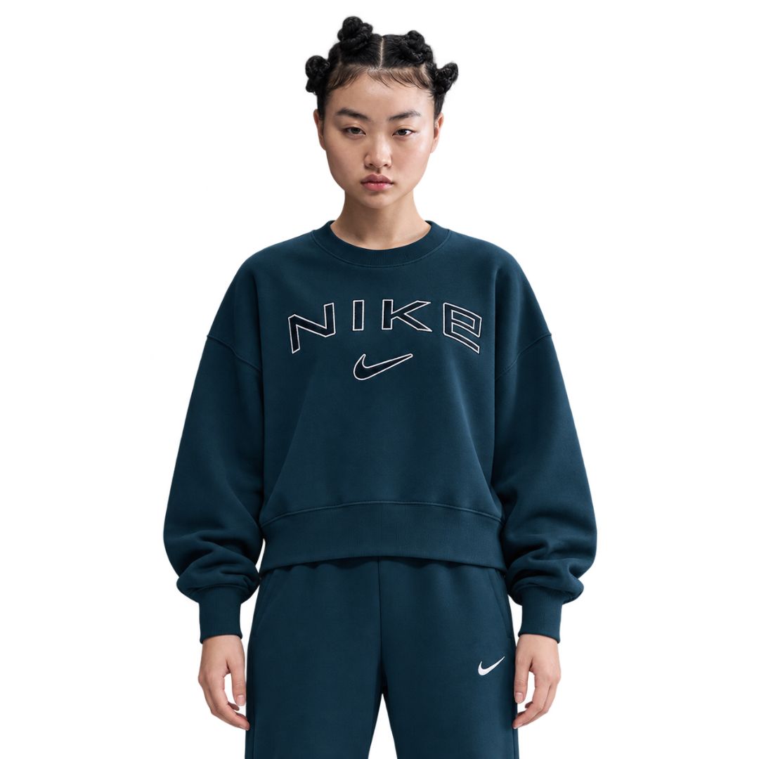 Sportswear Phoenix Fleece Over-Oversized Crew-Neck Logo Sweatshirt