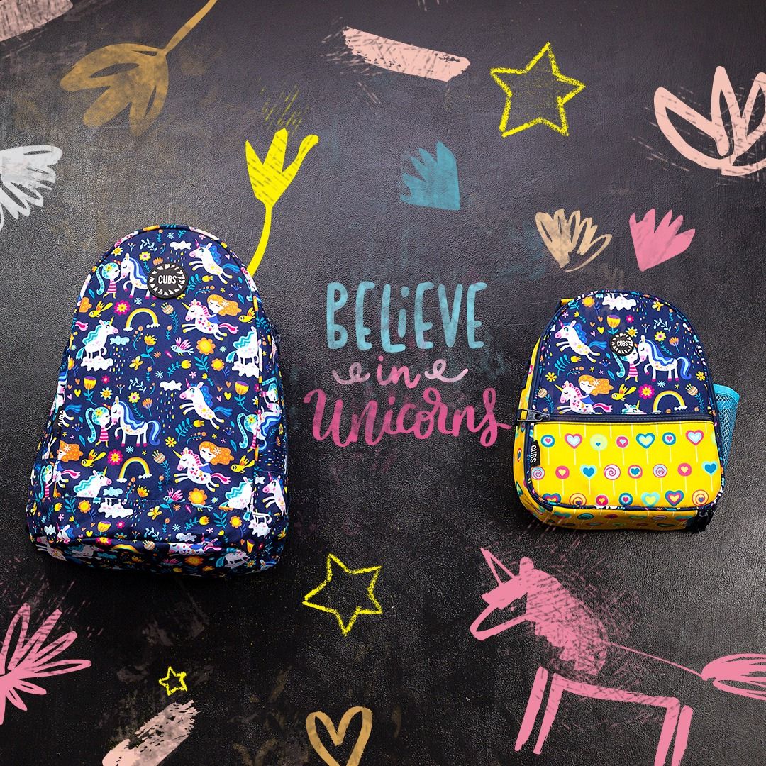 Girls and Unicorn Pre-School Lunch Bag