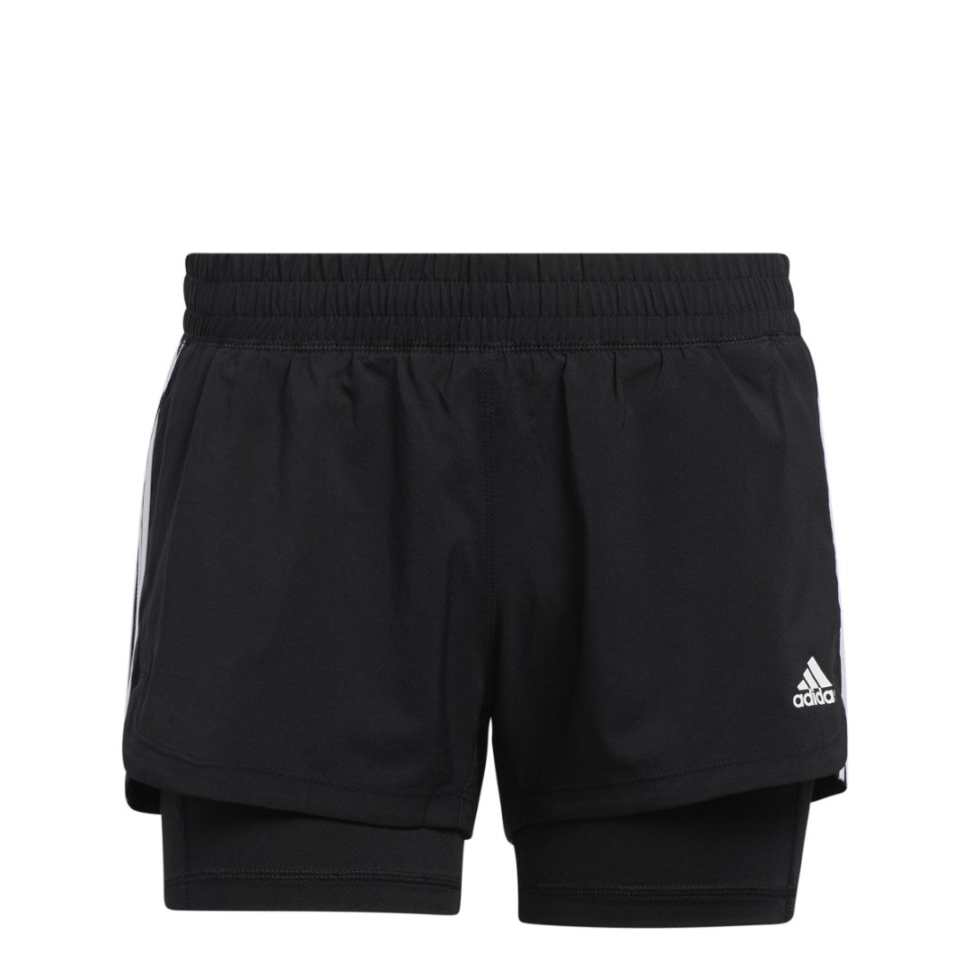 Pacer 3-Stripes Woven Two-In-One Shorts