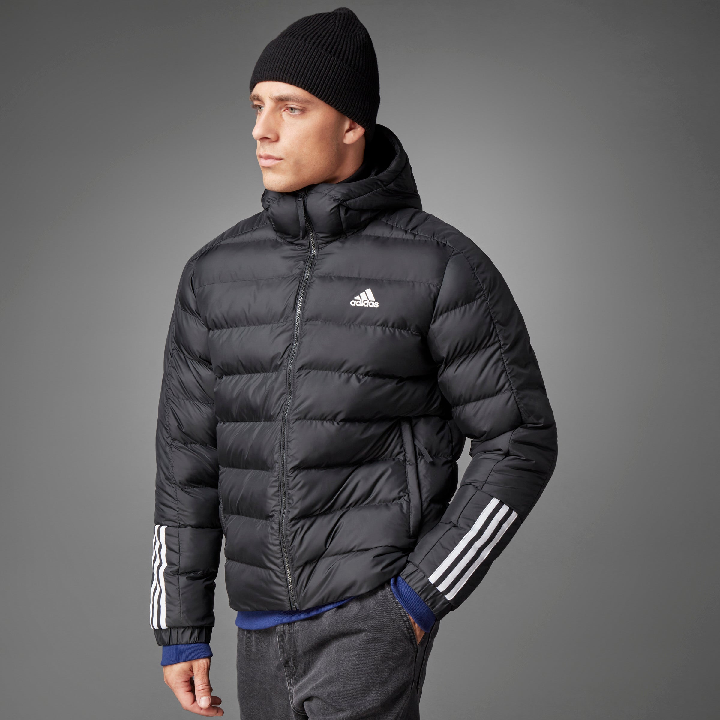 سترة Itavic 3-Stripes متوسطة الوزن بغطاء للرأس