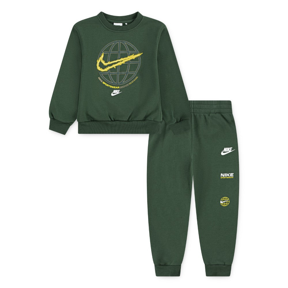 Sportswear Fleece Crew Pants Matching Set
