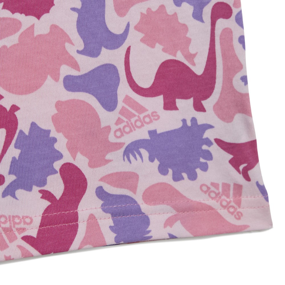 طقم تيشيرت شورت دينو كامو بطبعة كاملة  