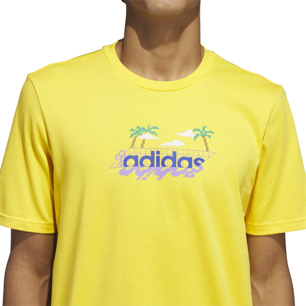 Linear Beach-Bit Graphic T-Shirt