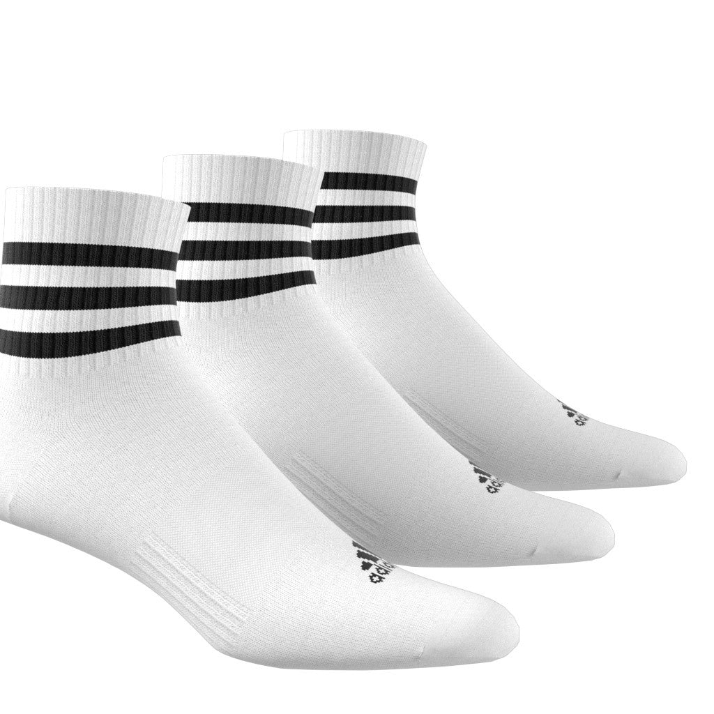 3-Stripes Cushioned Sportswear Mid-Cut Socks 3 Pairs