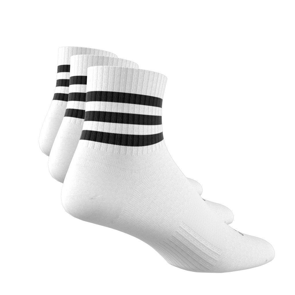 3-Stripes Cushioned Sportswear Mid-Cut Socks 3 Pairs