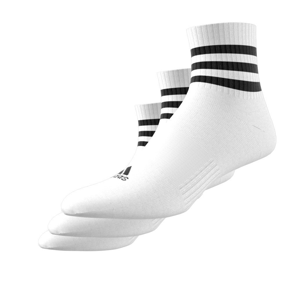 3-Stripes Cushioned Sportswear Mid-Cut Socks 3 Pairs