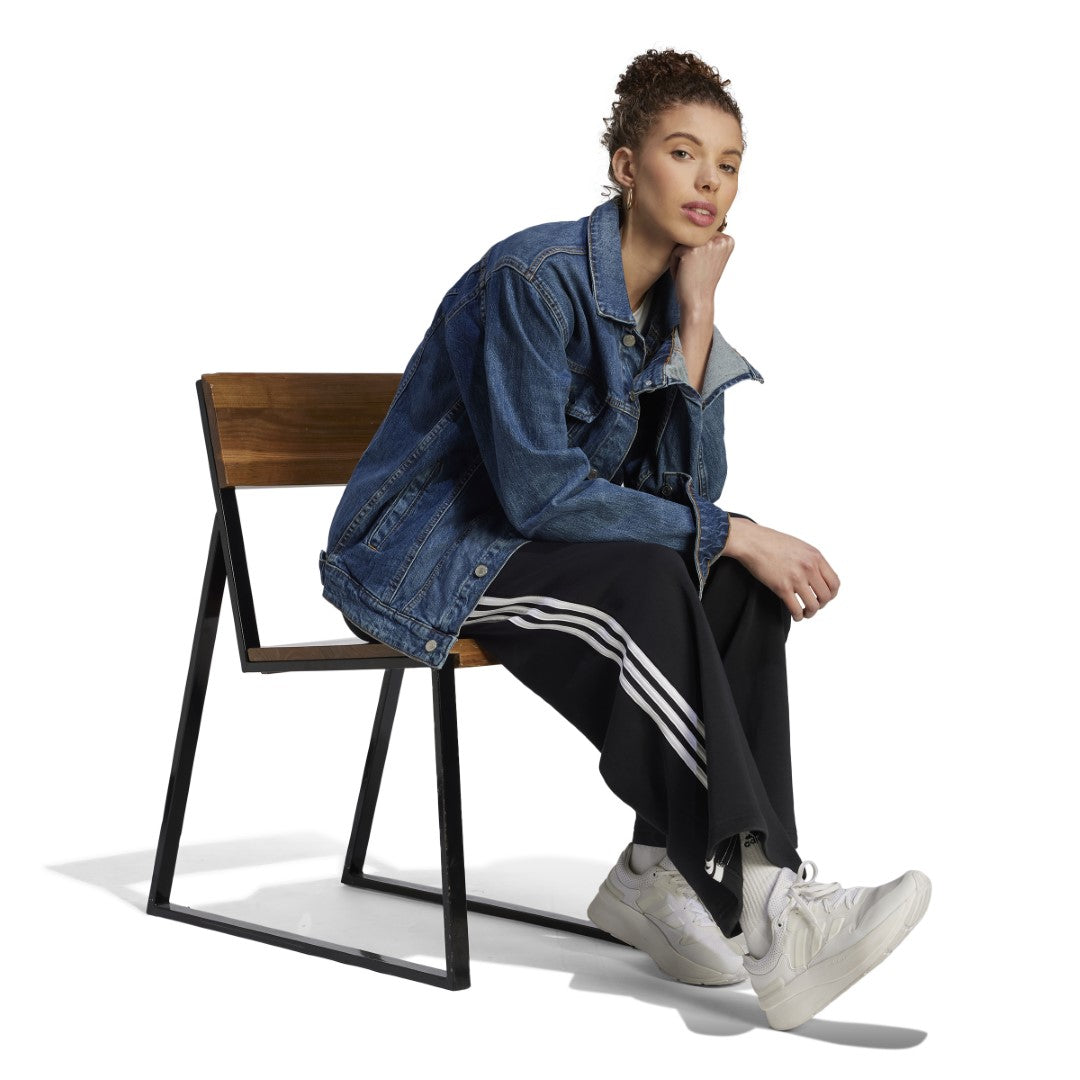 Essentials 3-Stripes French Terry Wide Joggers
