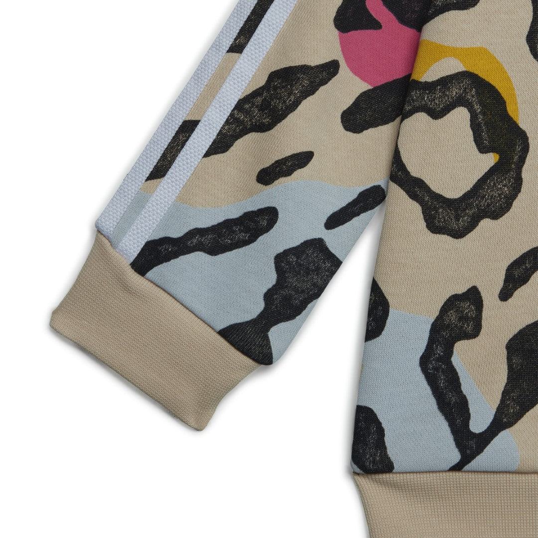 Animal Print Crew Matching Set