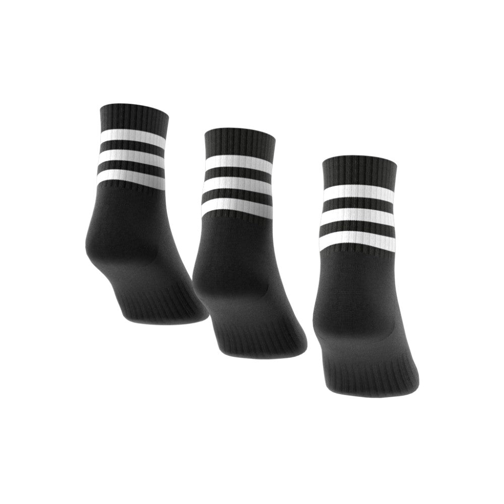 3-Stripes Cushioned Sportswear Mid-Cut Socks 3 Pairs