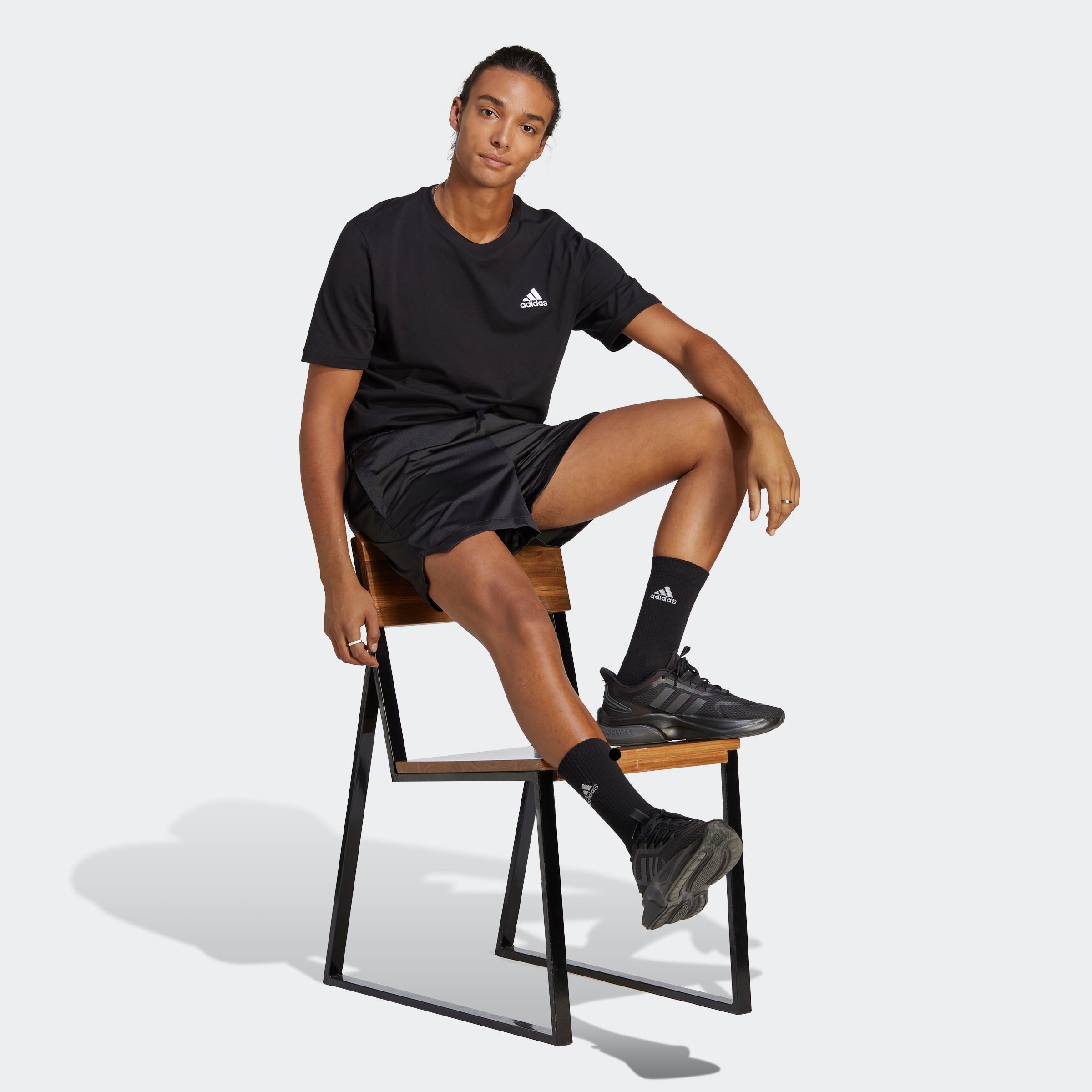 Essentials Single Jersey Embroidered Small Logo T-Shirt