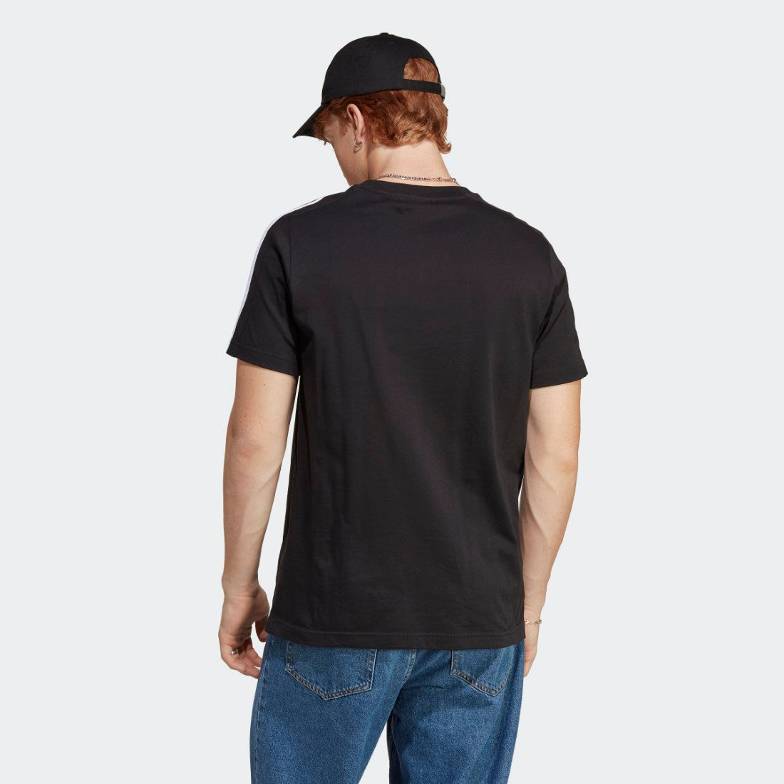 Essentials Single Jersey 3-Stripes T-Shirt