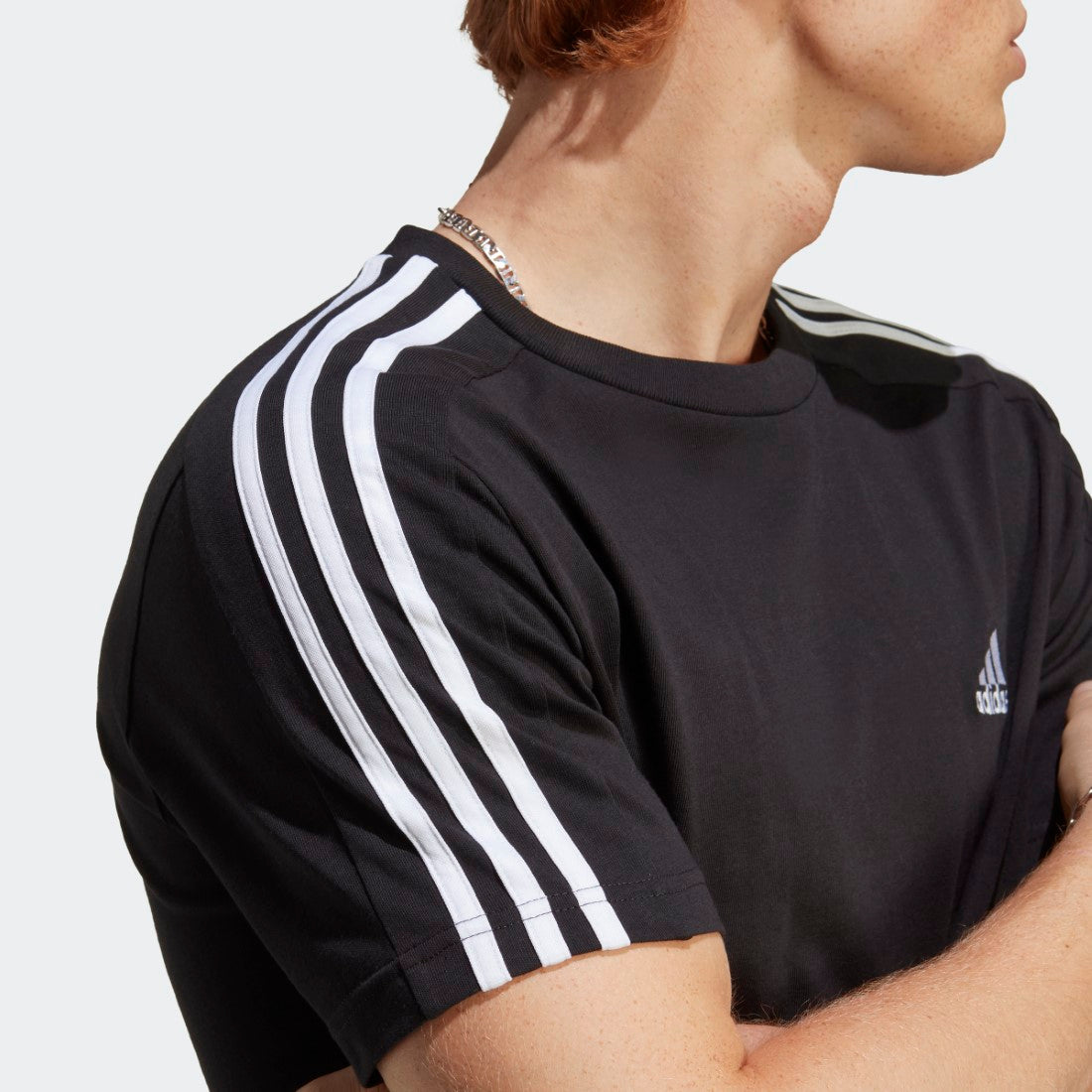 Essentials Single Jersey 3-Stripes T-Shirt