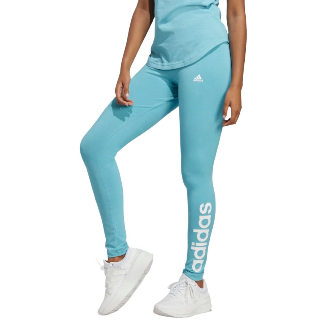 Essential High-Waisted Logo Leggings