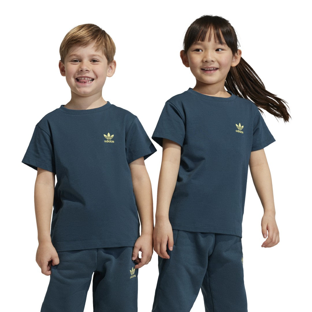 adidas Originals Adicolor Kids T-Shirt Navy - Classic Trefoil Style