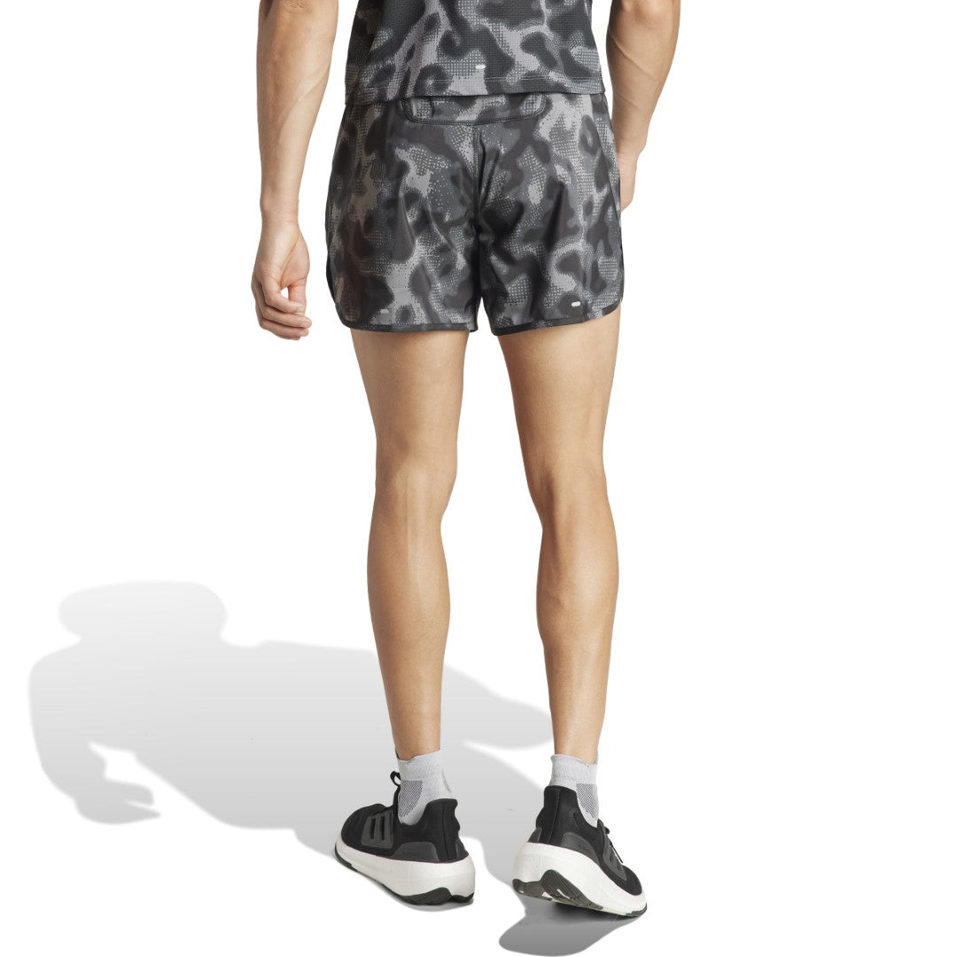 Own the Run 3-Stripes Allover Print Shorts