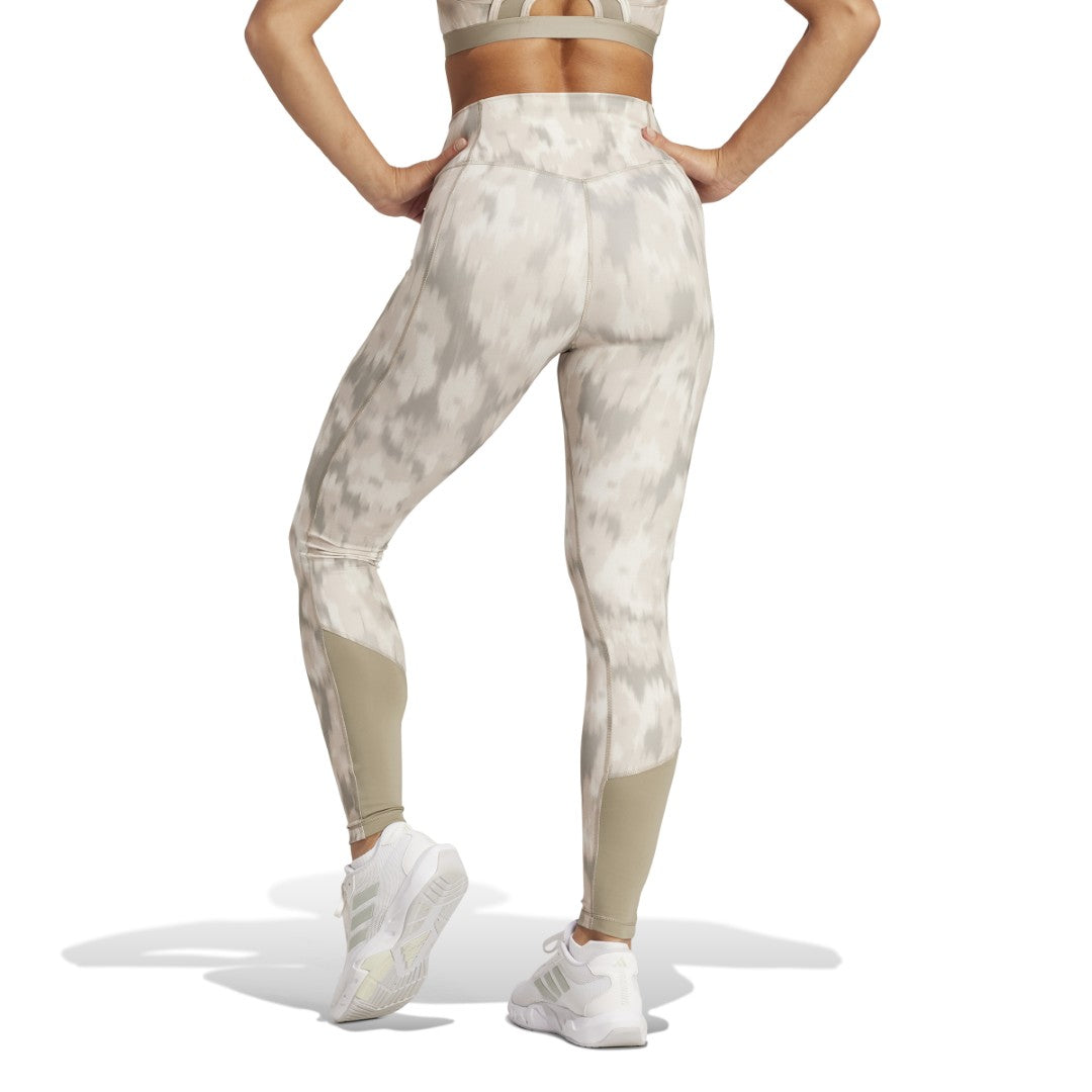 Optime Essentials Allover Print Flower Tie-Dye Leggings