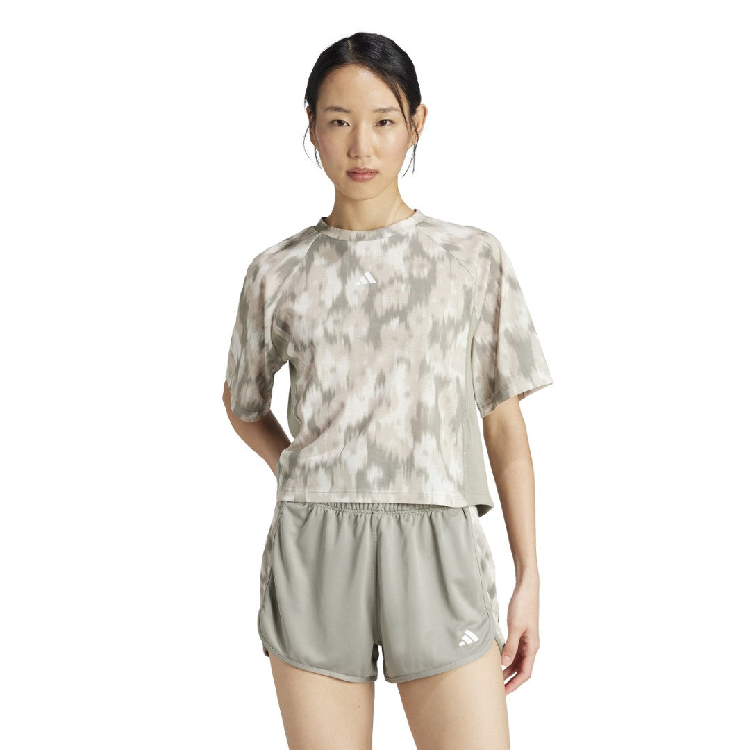 Train Essentials Allover Print Flower Tie-Dye T-Shirt