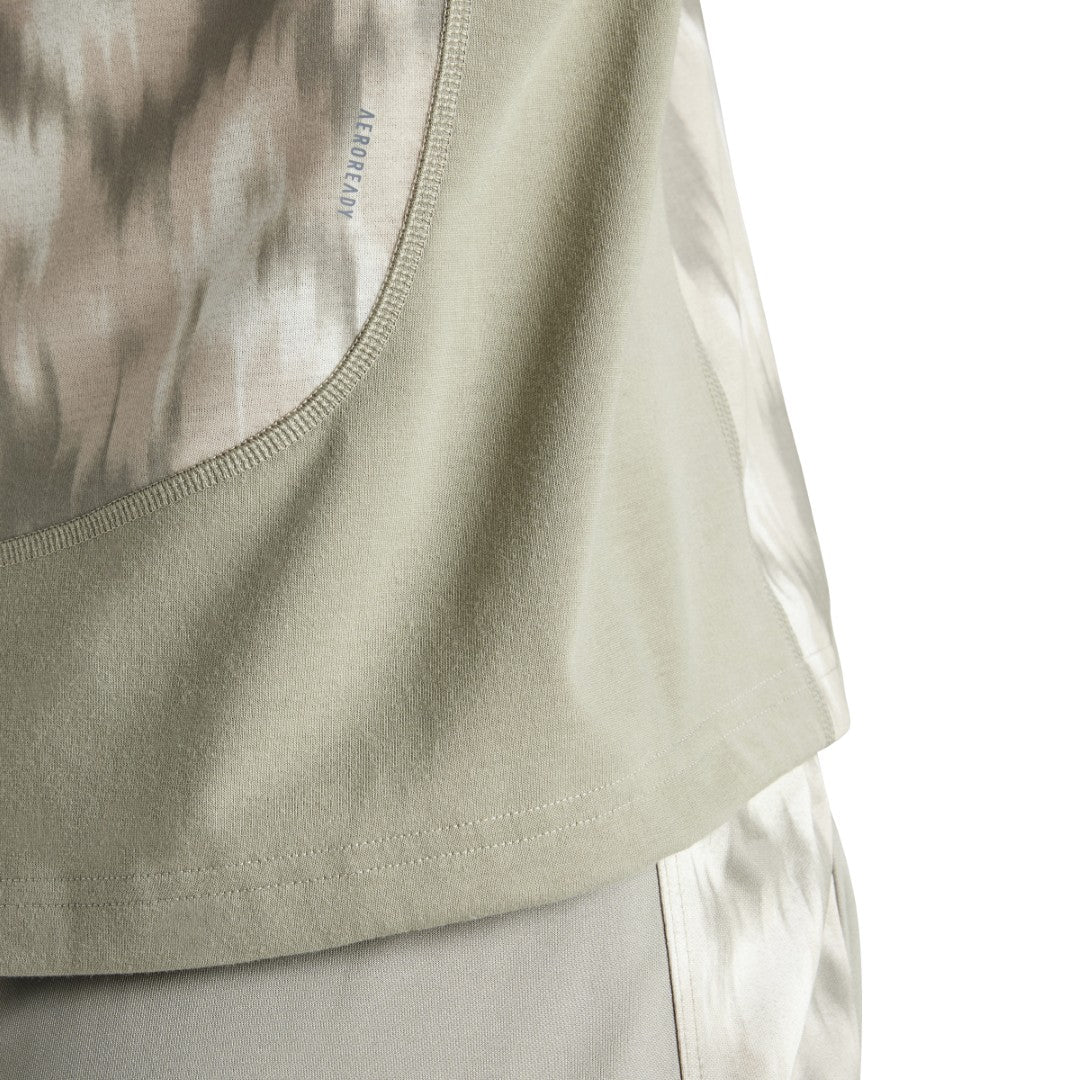 Train Essentials Allover Print Flower Tie-Dye T-Shirt