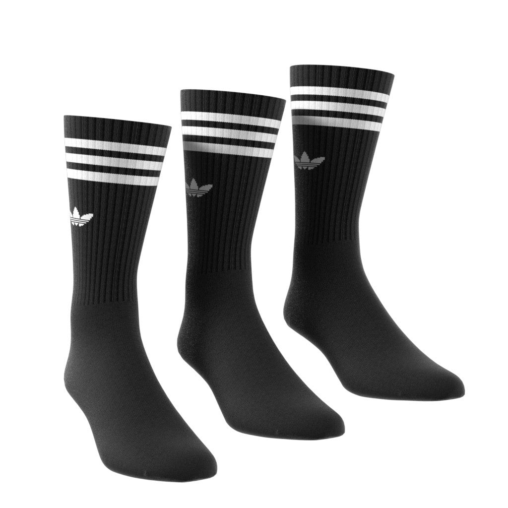Solid Crew Socks 3 Pairs