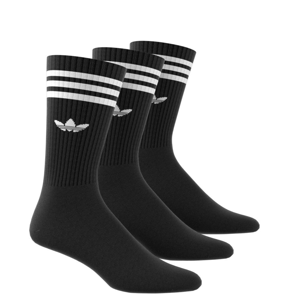 Solid Crew Socks 3 Pairs