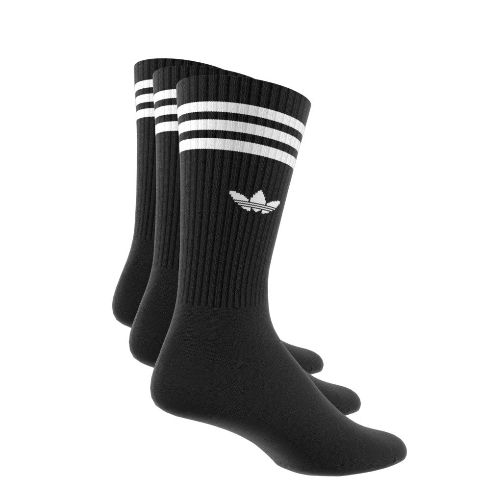 Solid Crew Socks 3 Pairs