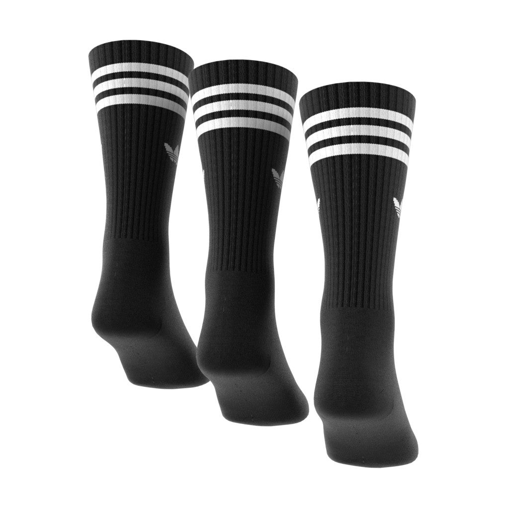 Solid Crew Socks 3 Pairs
