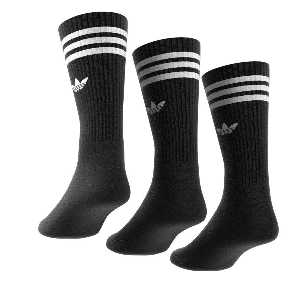Solid Crew Socks 3 Pairs