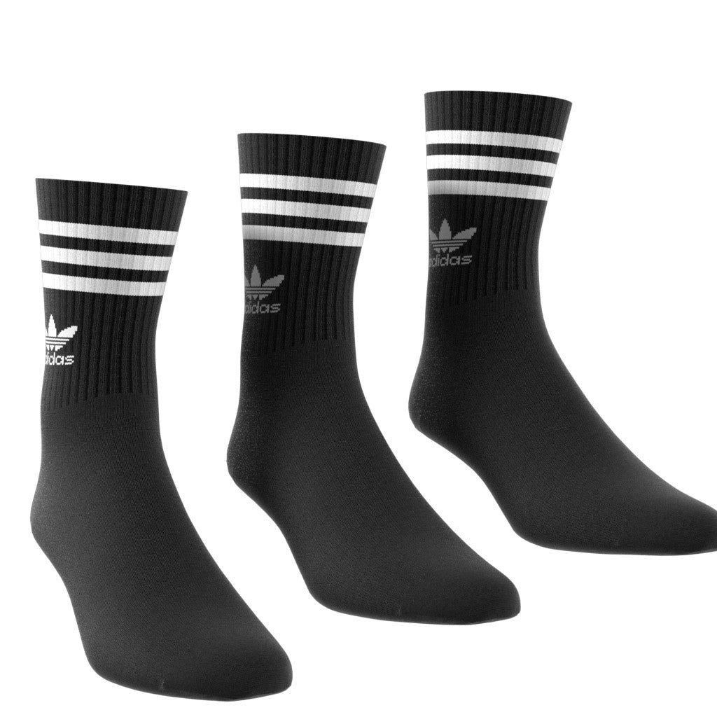 Mid Cut Crew Socks 3 Pairs