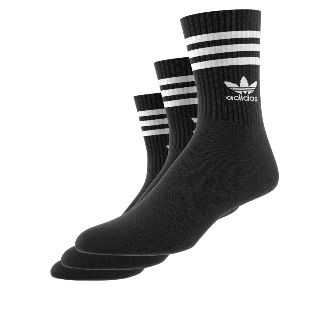 Mid Cut Crew Socks 3 Pairs