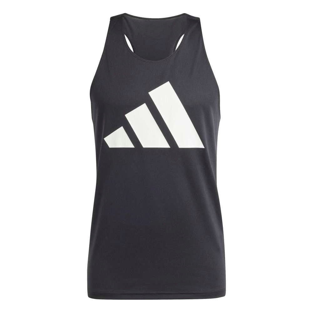 adidas Run It Men's Tank Top - Black | Breathable Running
